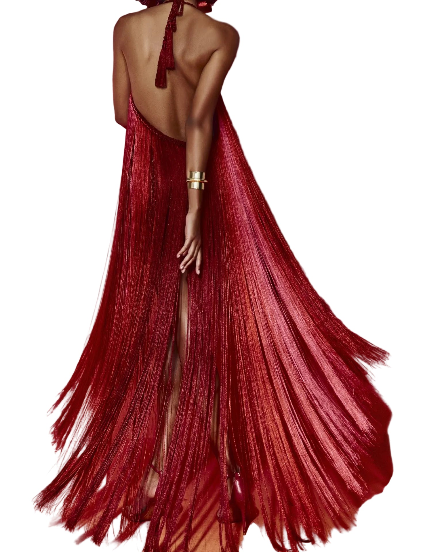 DARK RED UYUNI DRESS