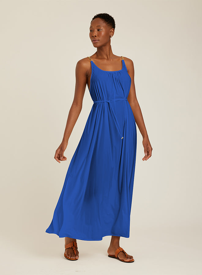 CHAIN DRESS ULTRAMARINE