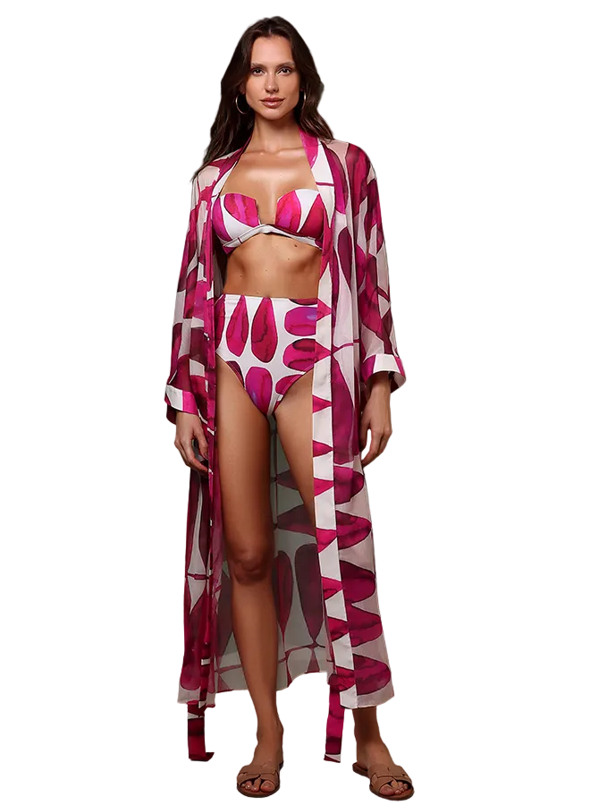 MIDI COLORFUL KAFTAN