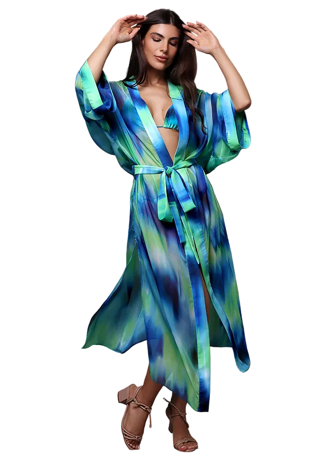 MIDI COLORFUL KAFTAN