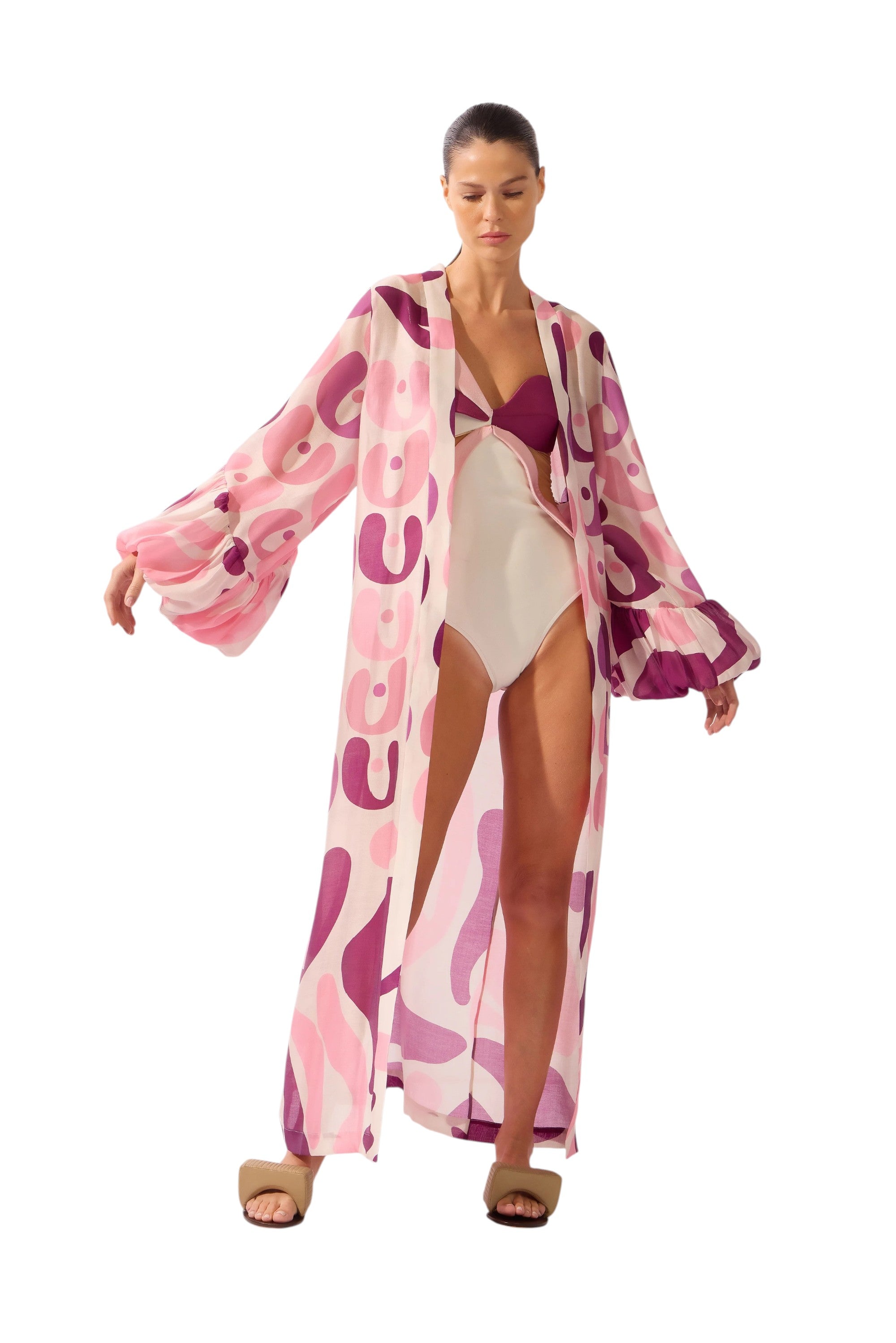 ALPINE FLOWER MAXI ROBE