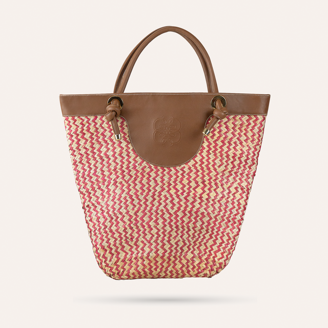 BOLSA BALANCO CARMIN