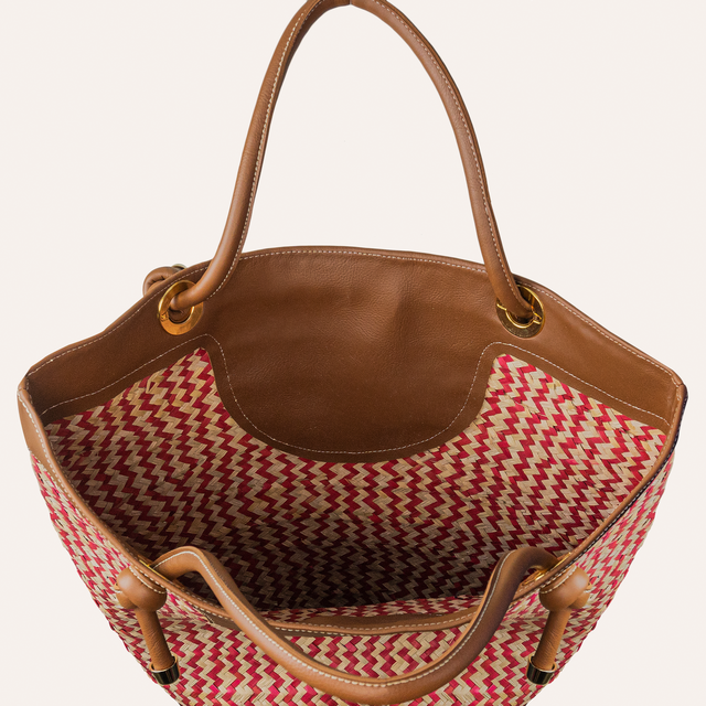 BOLSA BALANCO CARMIN