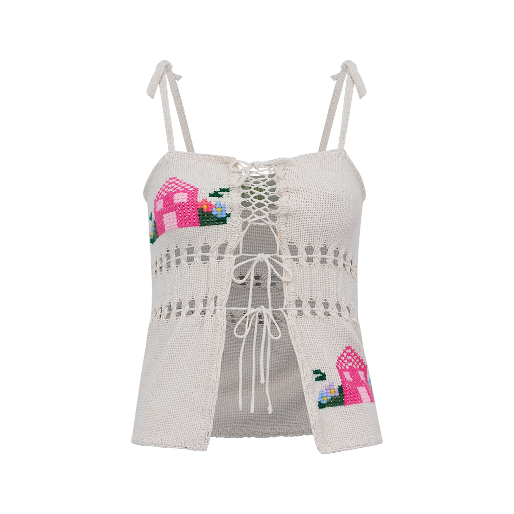 Bata croche punto cruz (lê Shay)