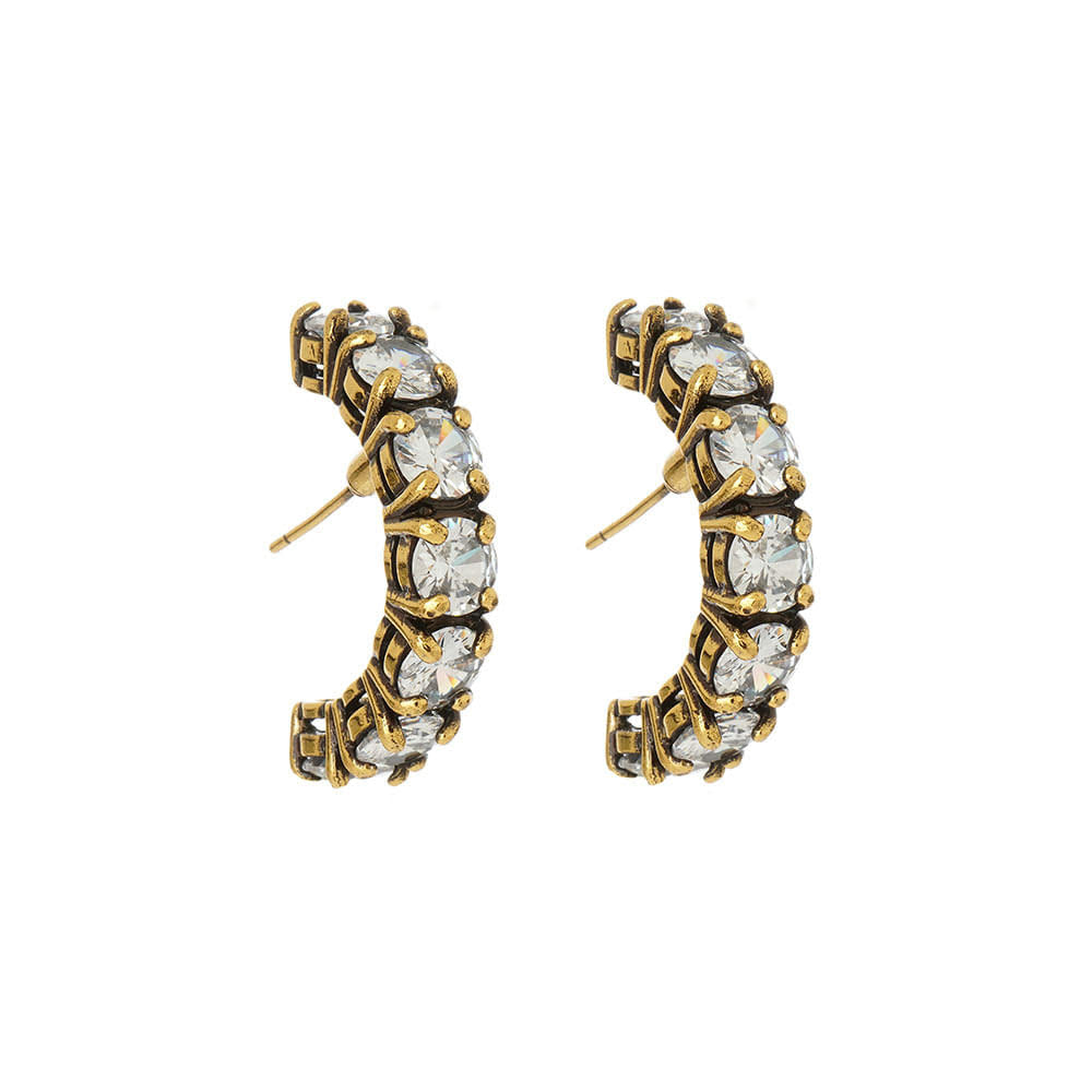 CRYSTAL CLASSICS BOHO GOLD EARRINGS