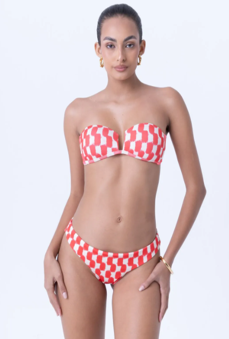 DAMIER VERMELHO BIKINI