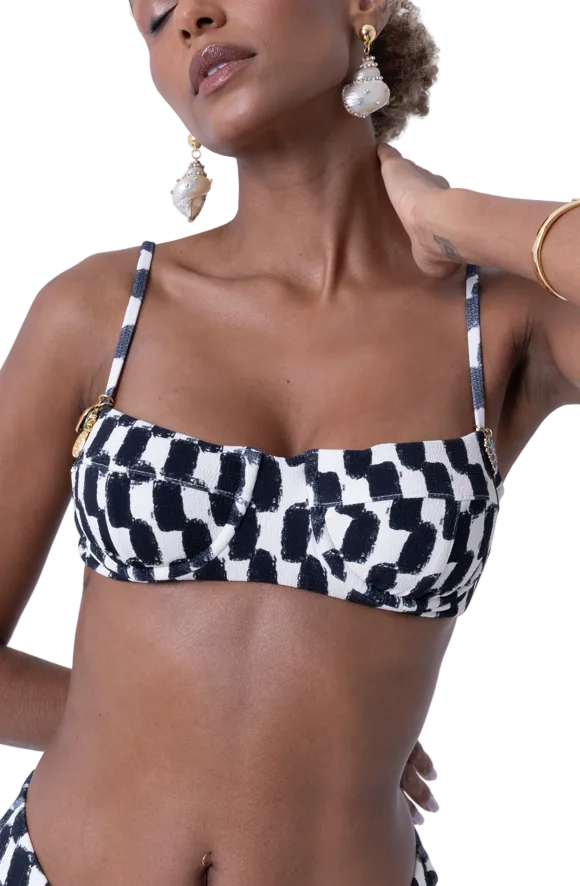 Bikini a Cuadros Copa Piñas y Fresas
