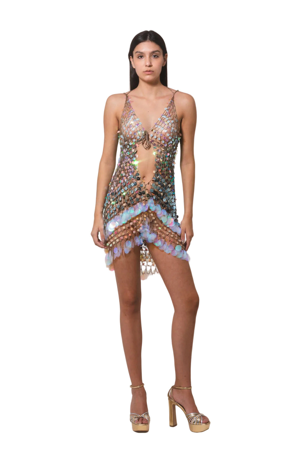 CROCHET DESING WITH FANCY DETAILS DRESS
