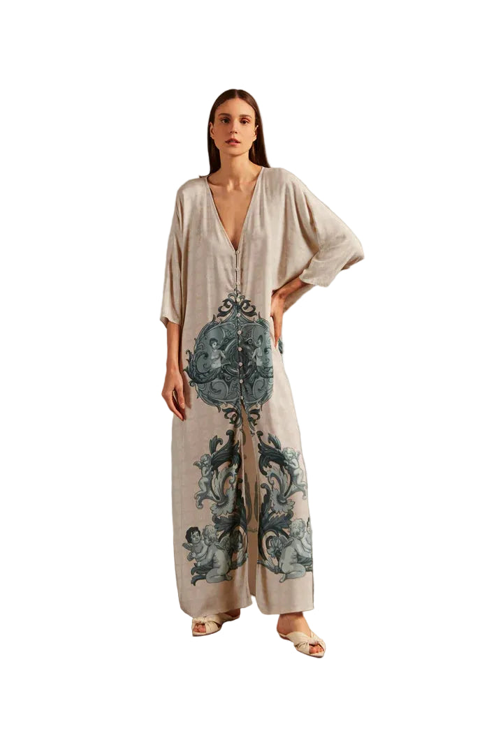 HERA BUTTONED KAFTAN