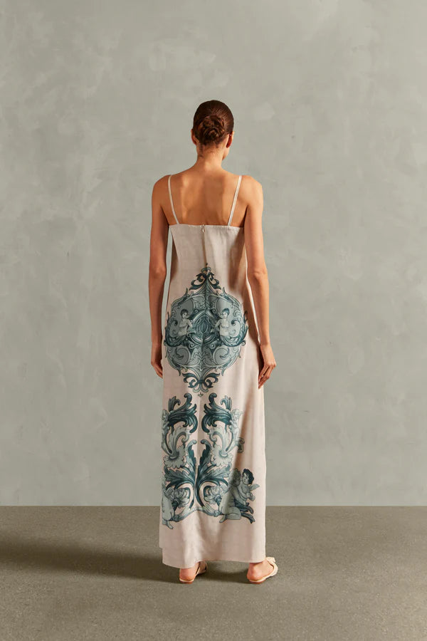 Hera Deep-V Long Dress