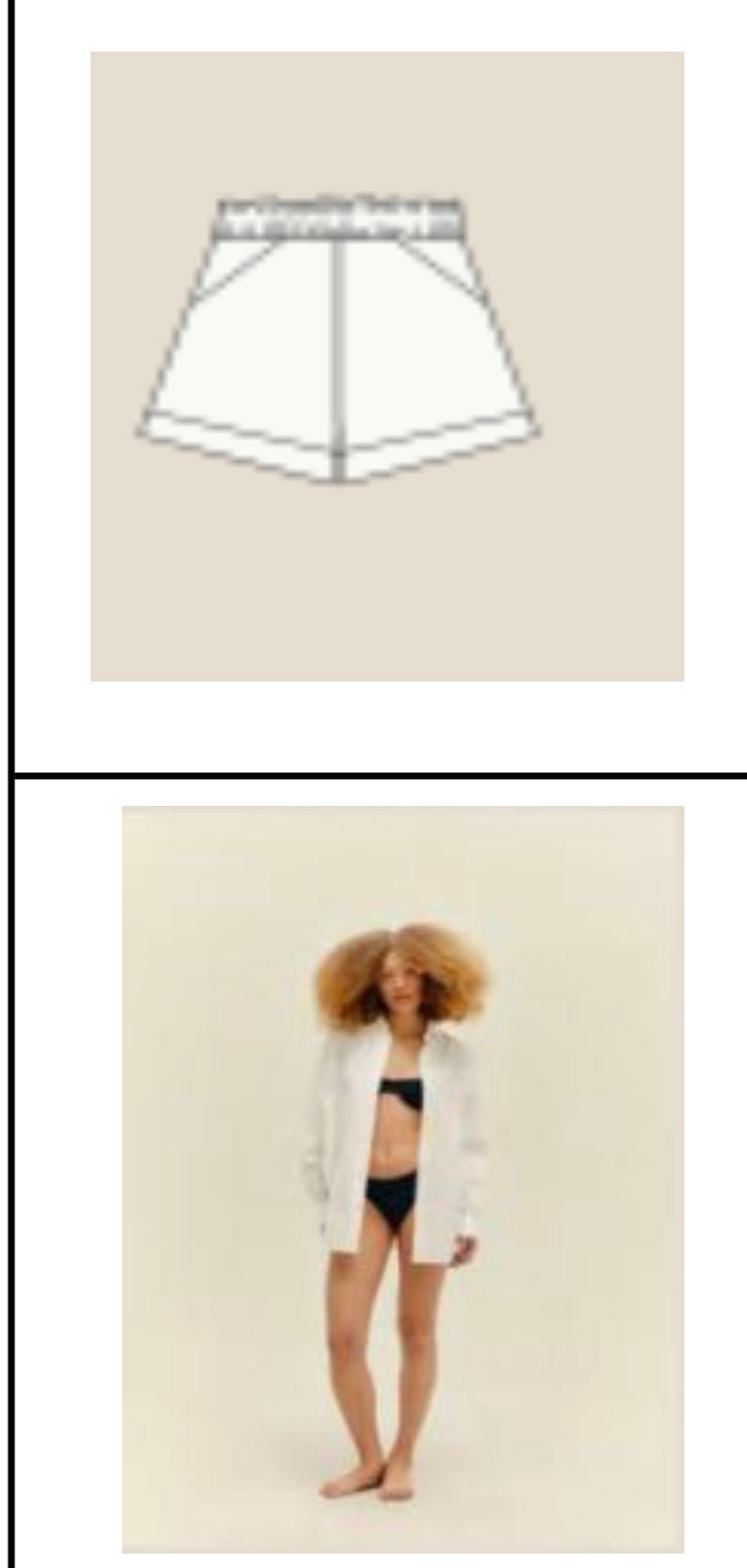 GABRIELA SHORTS/ OVERSIZED SHIRT