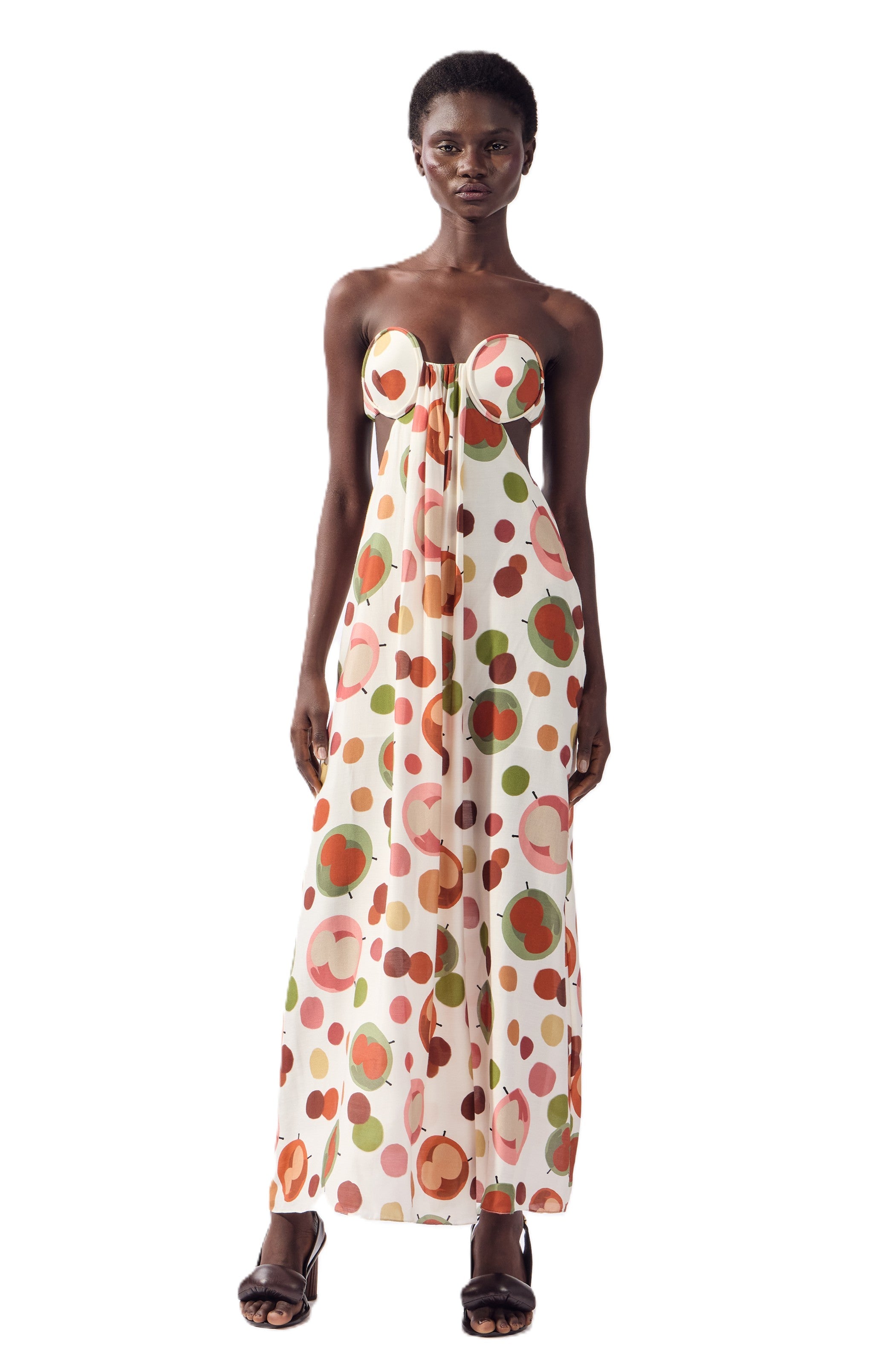 LINA OFF-THE-SHOULDER MAXI DRESS