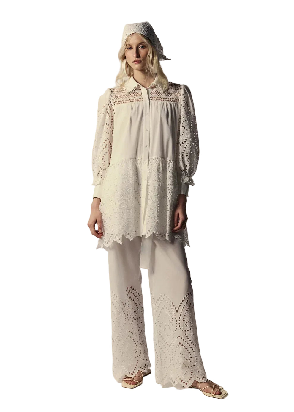 LUMINA LONG-SLEEVED SHIRT DRESS
