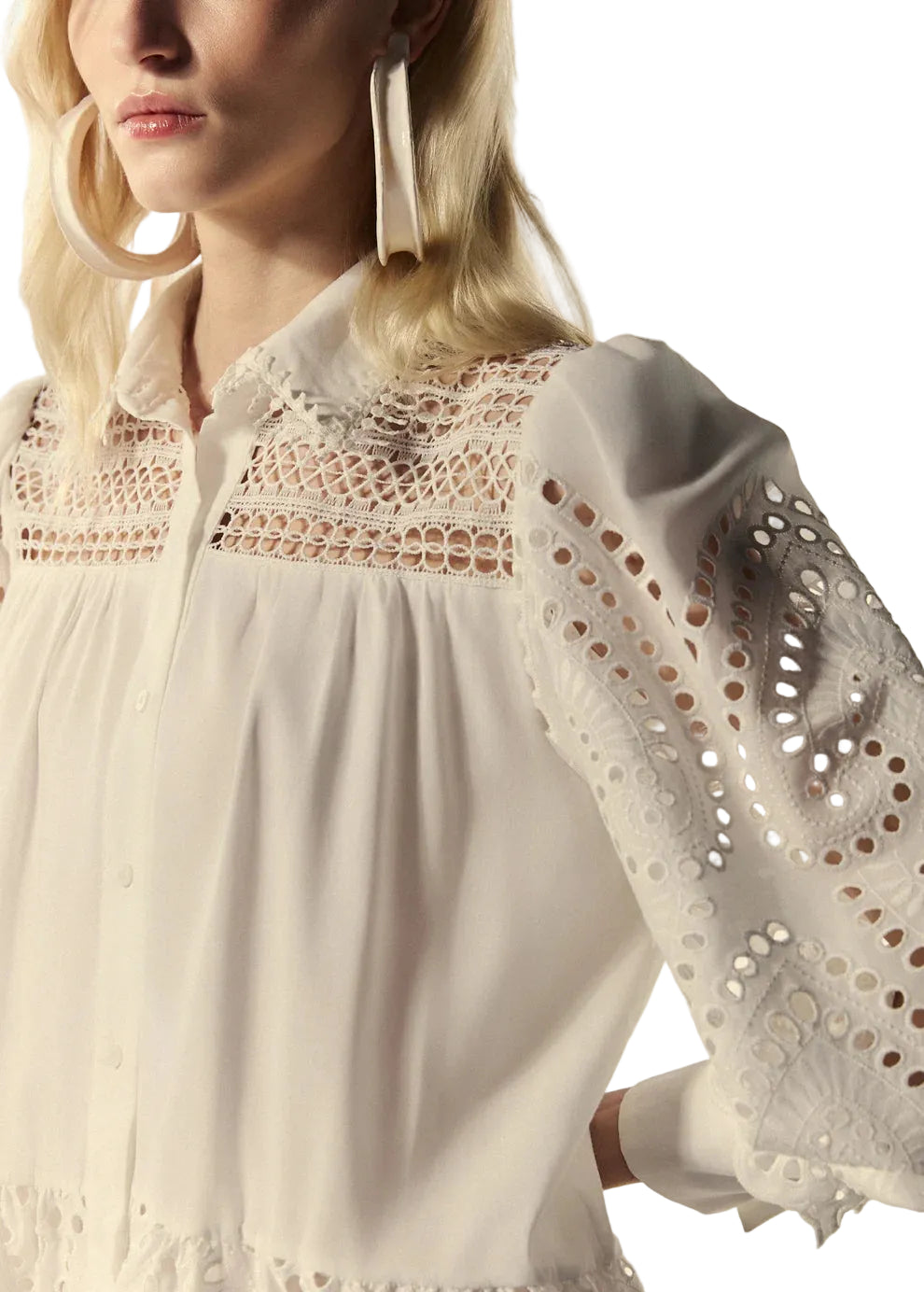 LUMINA LONG-SLEEVED SHIRT DRESS