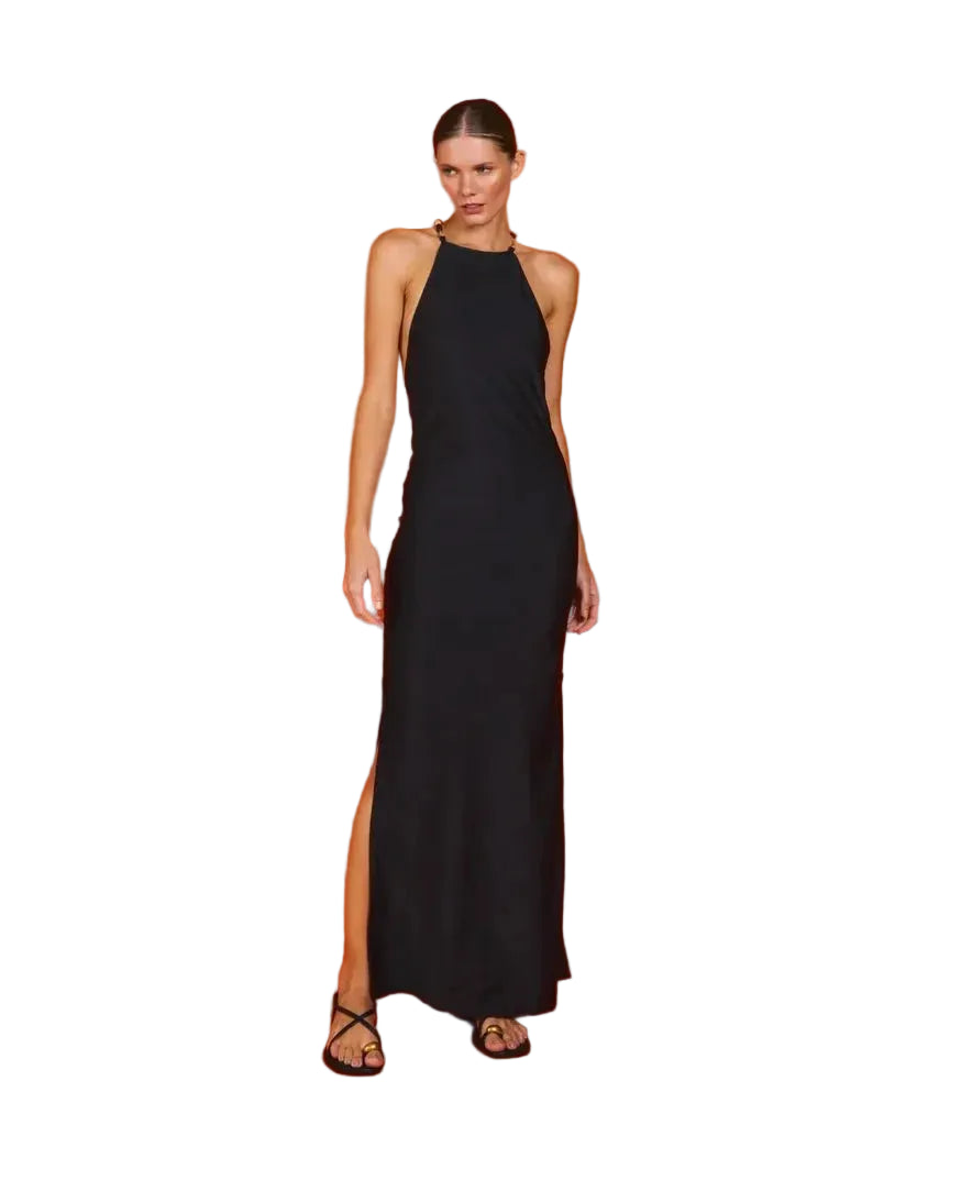 MULTICOLOR BACK CHAINS DRESS