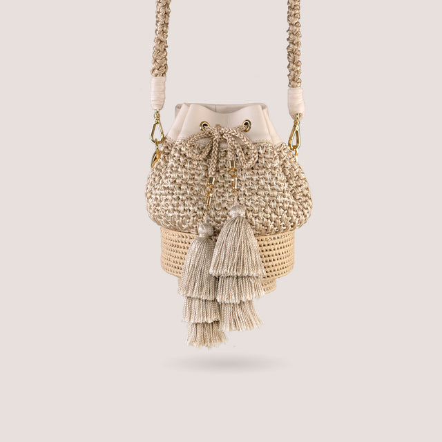 BOLSA PATUA AREIA COURO NUVEM