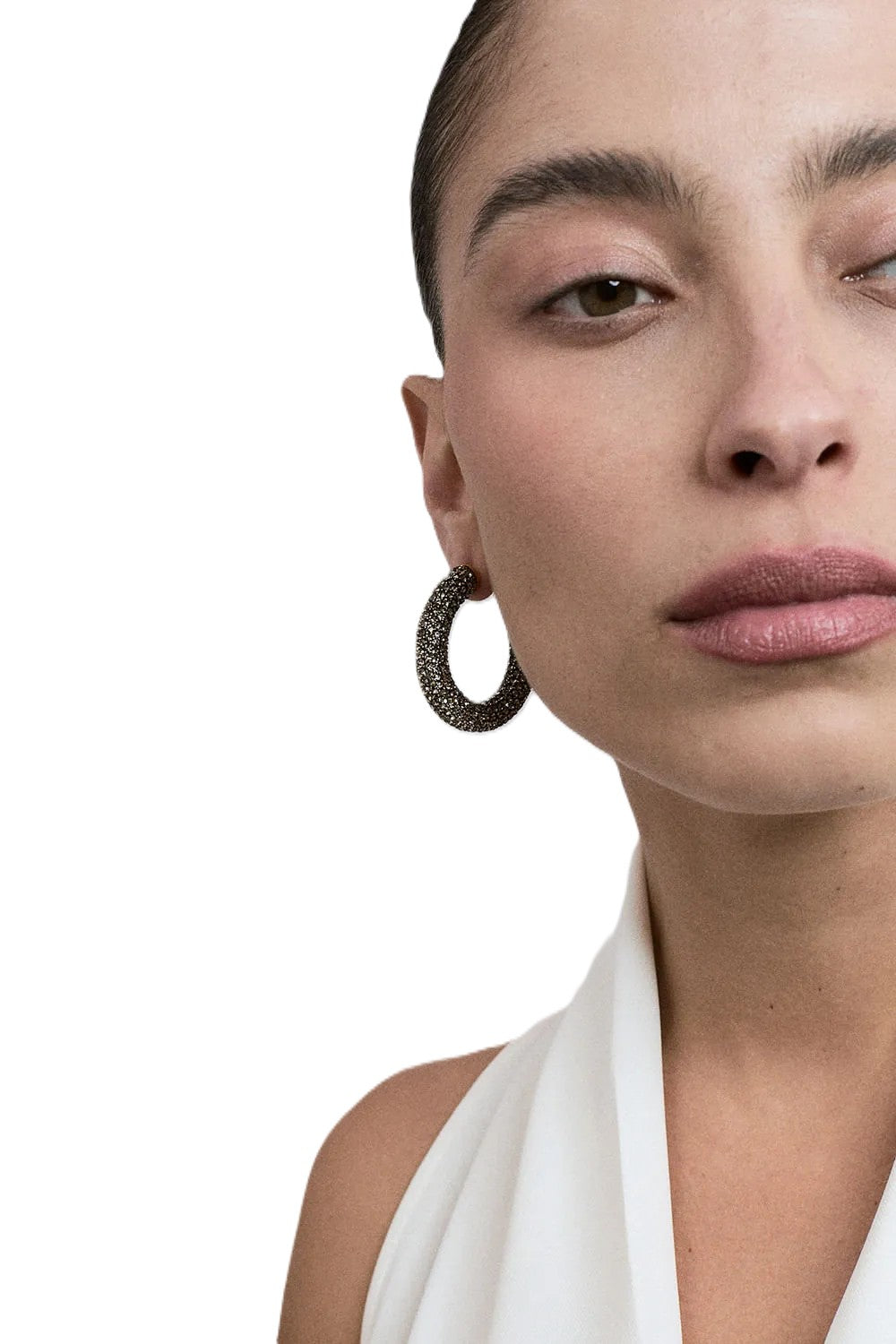 REUNION CLASSICS VINTAGE GOLD HOOP EARRINGS