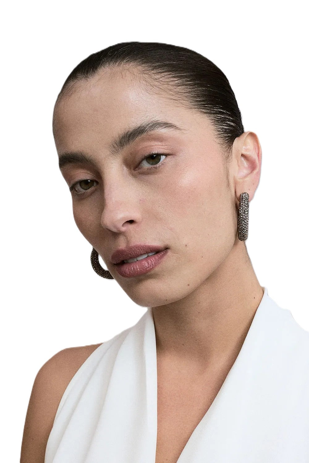 REUNION CLASSICS VINTAGE GOLD HOOP EARRINGS