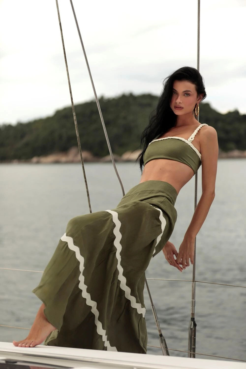 SKIRT FOREST POSITANO