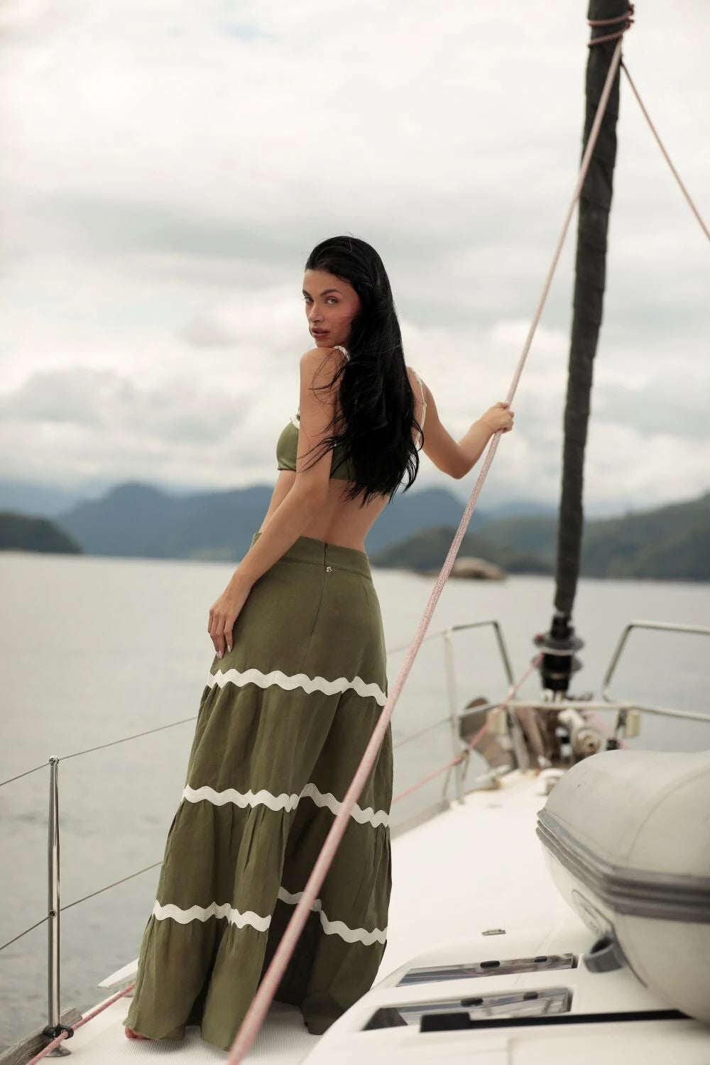 SKIRT FOREST POSITANO