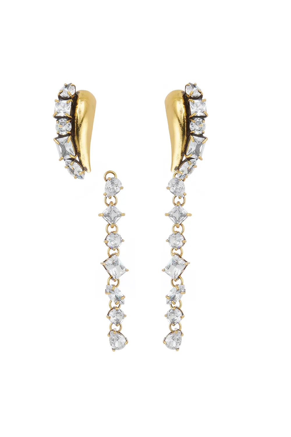 VINTAGE GOLD BREEZE LONG EARRINGS