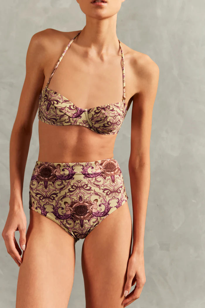 VINTAGE CITRONELLE HIGH-WAISTED BIKINI