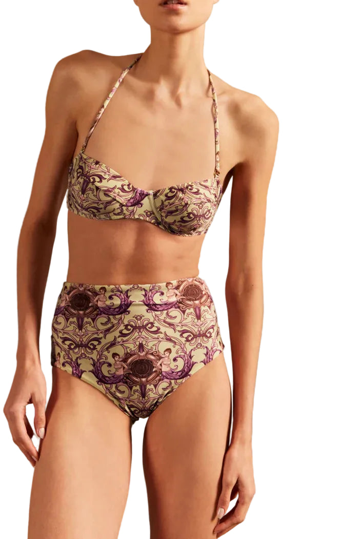 VINTAGE CITRONELLE HIGH-WAIST BIKINI