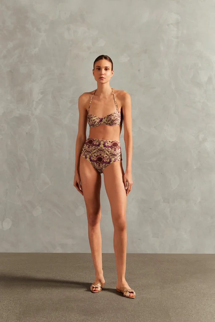 VINTAGE CITRONELLE HIGH-WAISTED BIKINI