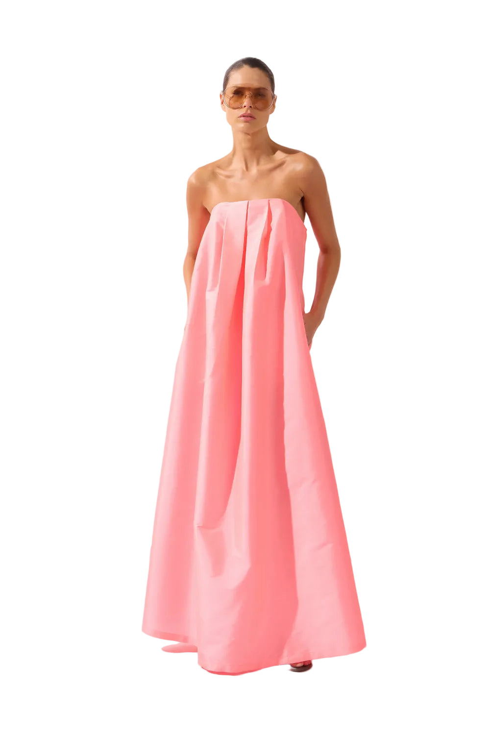 VOLUMINOUS MAXI DRESS