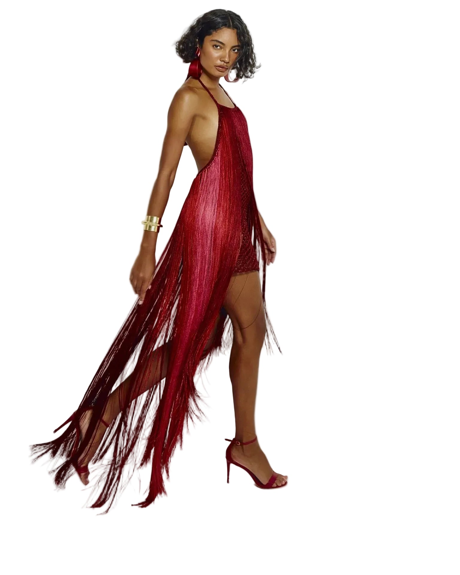 DARK RED UYUNI DRESS