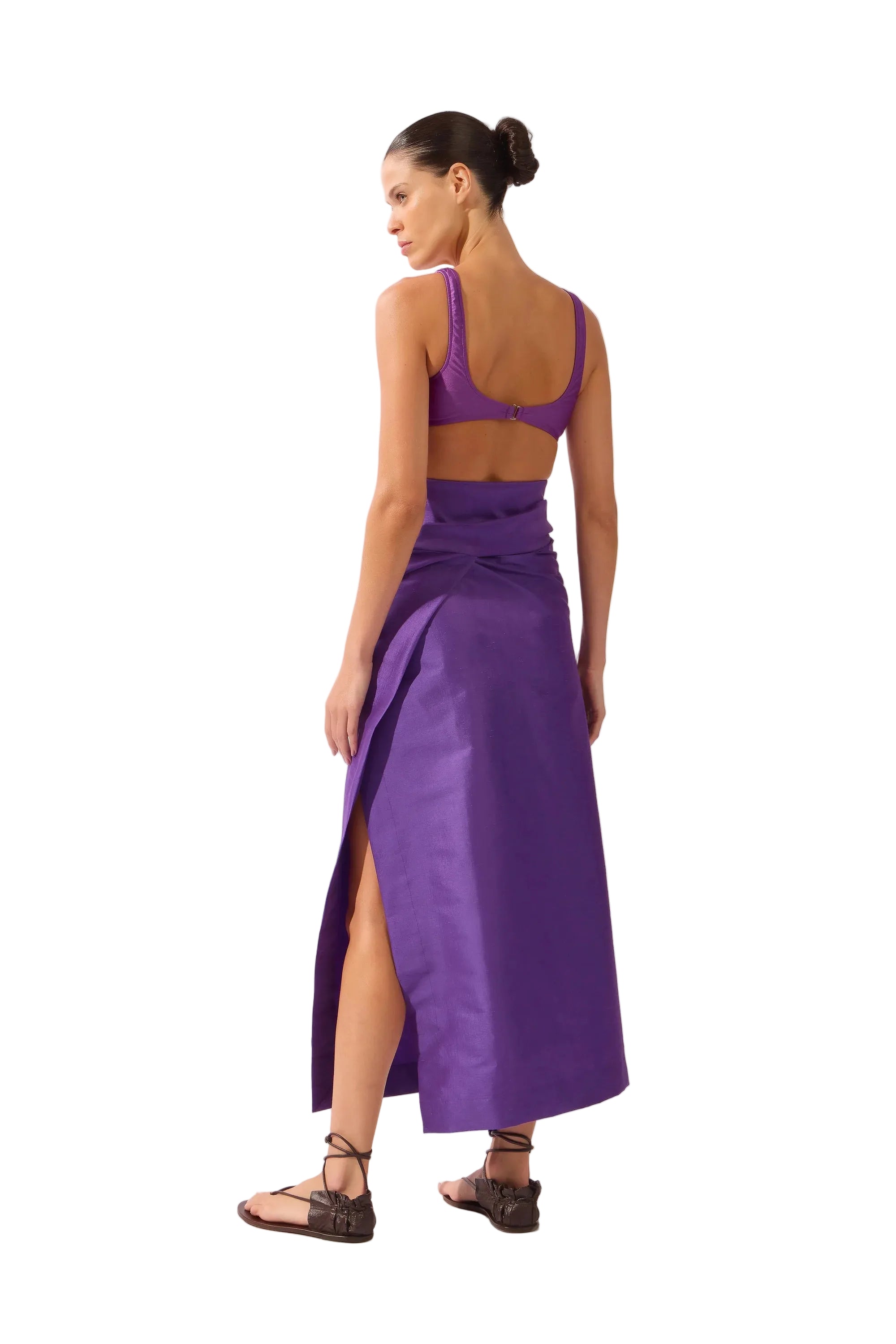 WRAP MAXI SKIRT