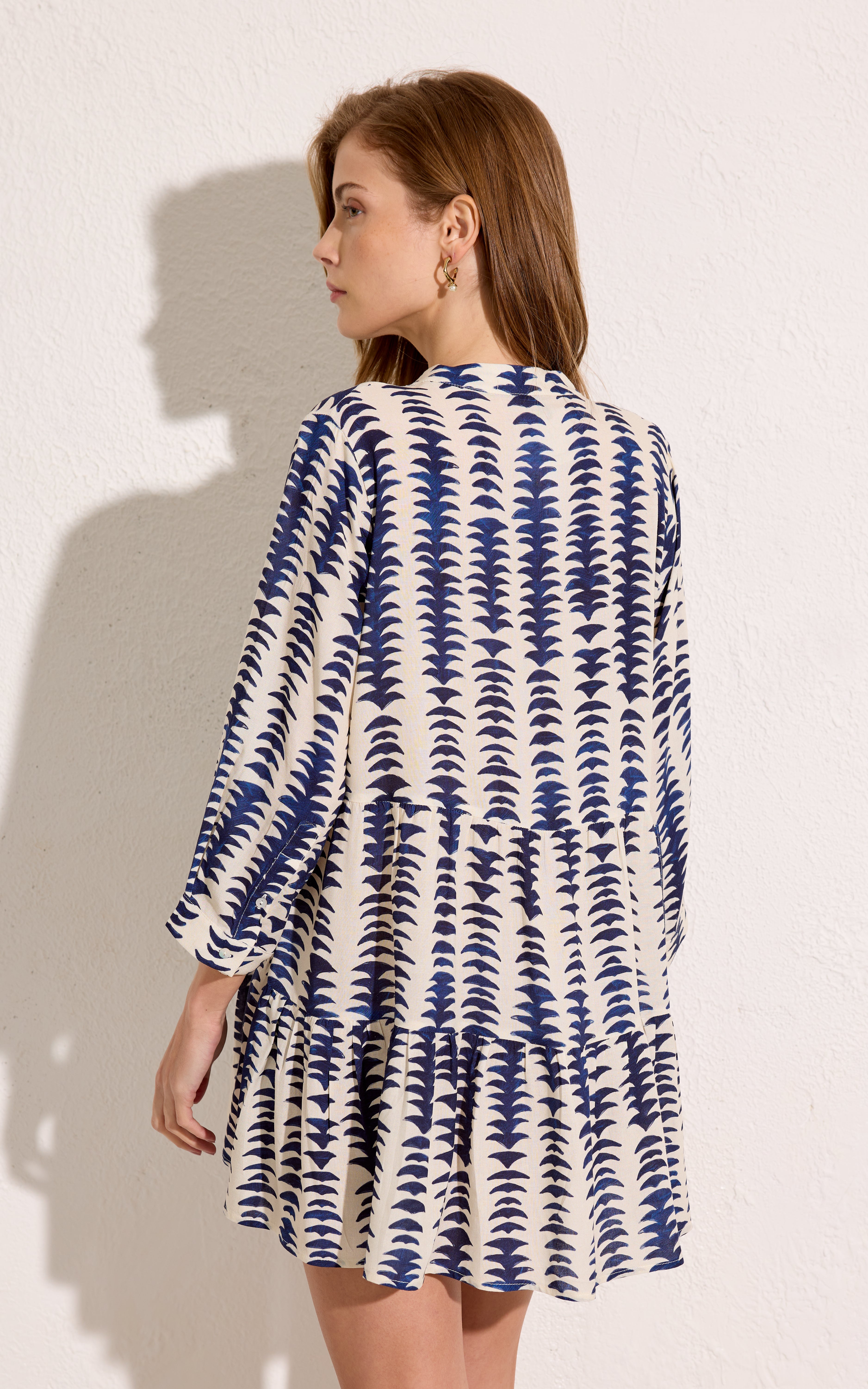 FRILLED COVER UP SWALLOW LENNY