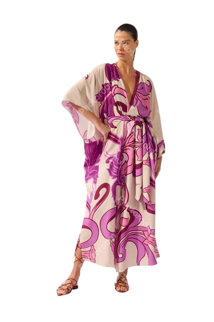 ALPINE FLOWER MAXI ROBE
