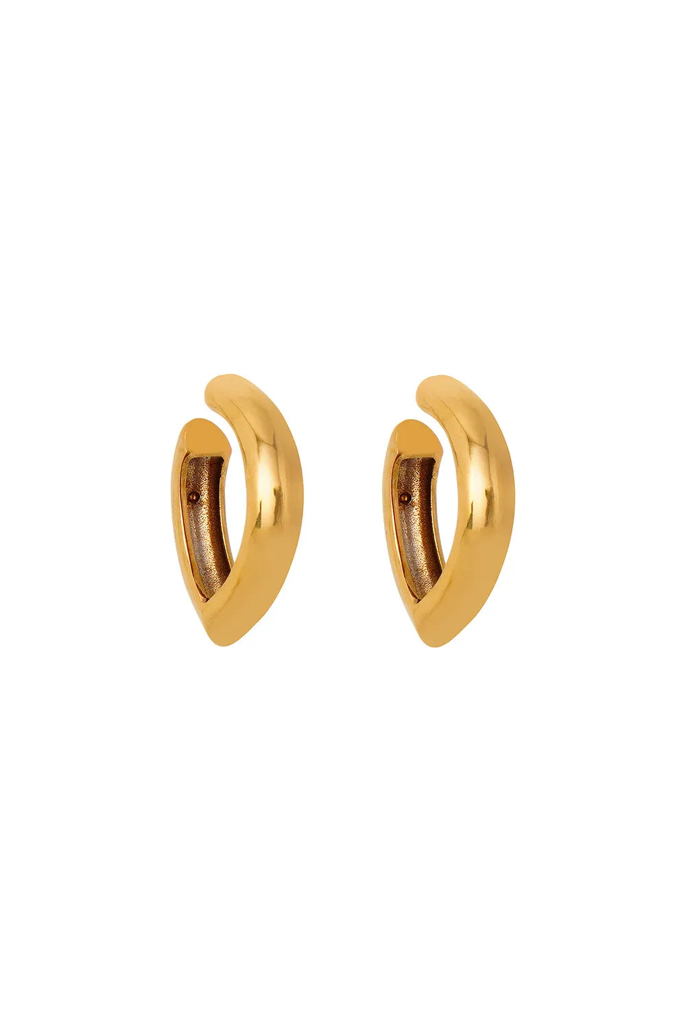 BOLD WITH UNIQUE VINTAGE GOLD CUFF EARRINGS