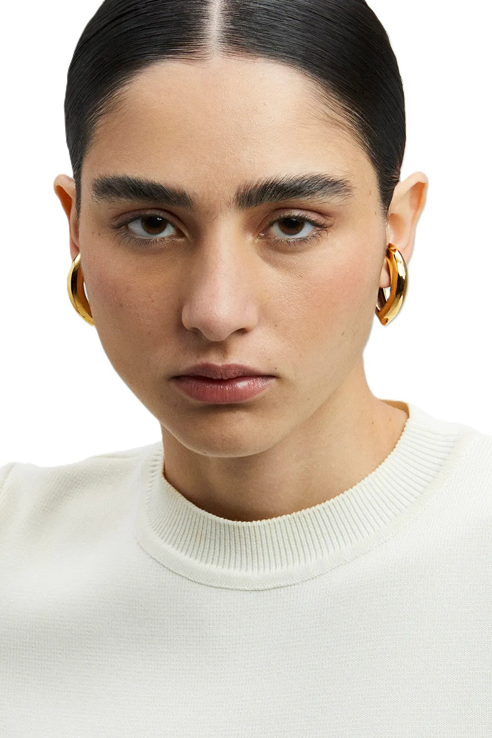 BOLD WITH UNIQUE VINTAGE GOLD CUFF EARRINGS
