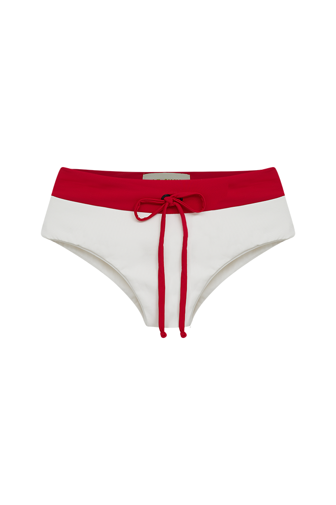 Biquini Surf blanco y rojo (Le Shay)
