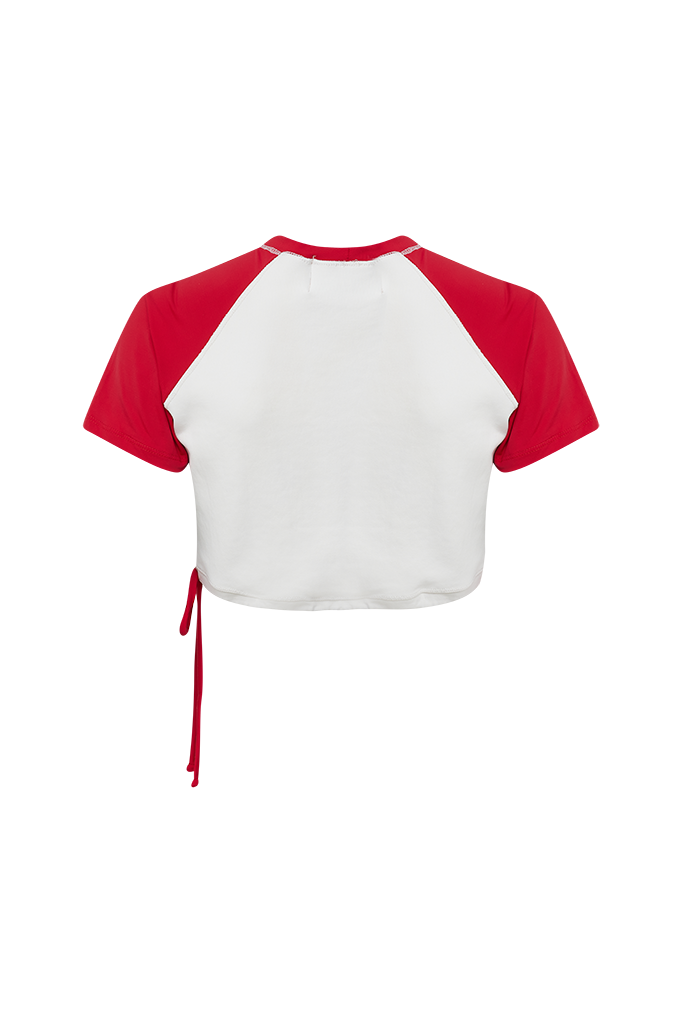 Biquini Surf blanco y rojo (Le Shay)