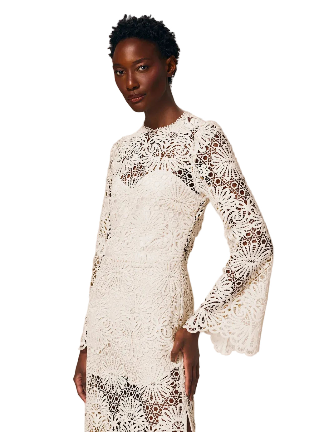 CERAMICA LONG-SLEEVED DRESS