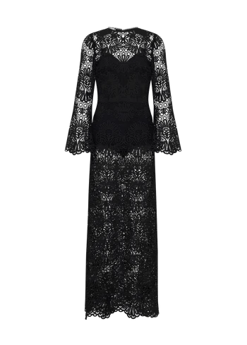 CERAMICA LONG-SLEEVED DRESS