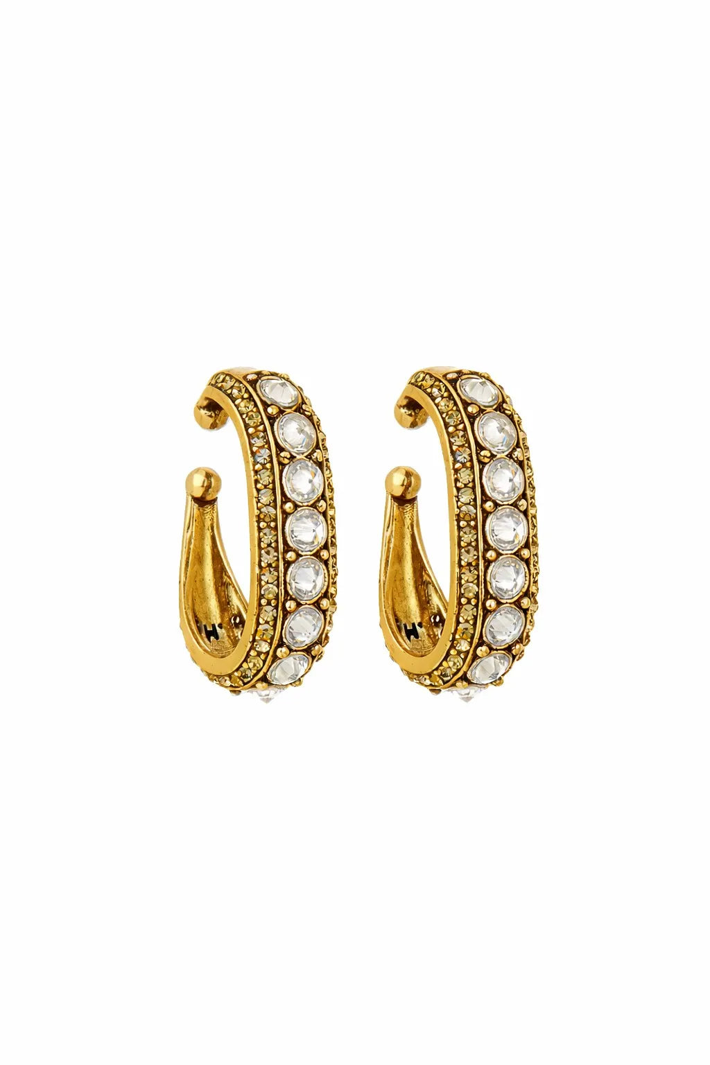 EAR WITH ZIRCONIA CUFF CLASSIC SINGLE GOLD VINTAGE