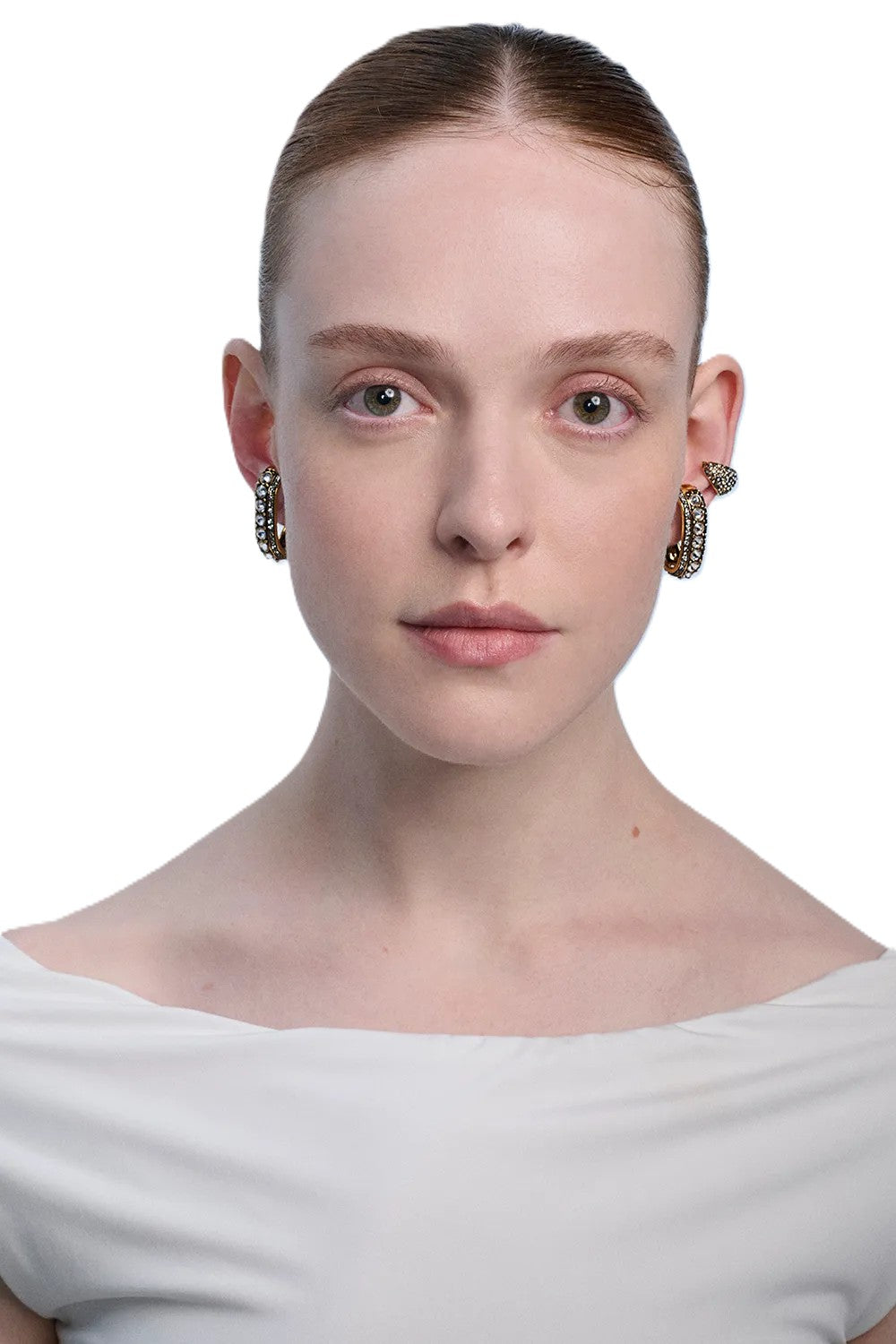 EAR WITH ZIRCONIA CUFF CLASSIC SINGLE GOLD VINTAGE