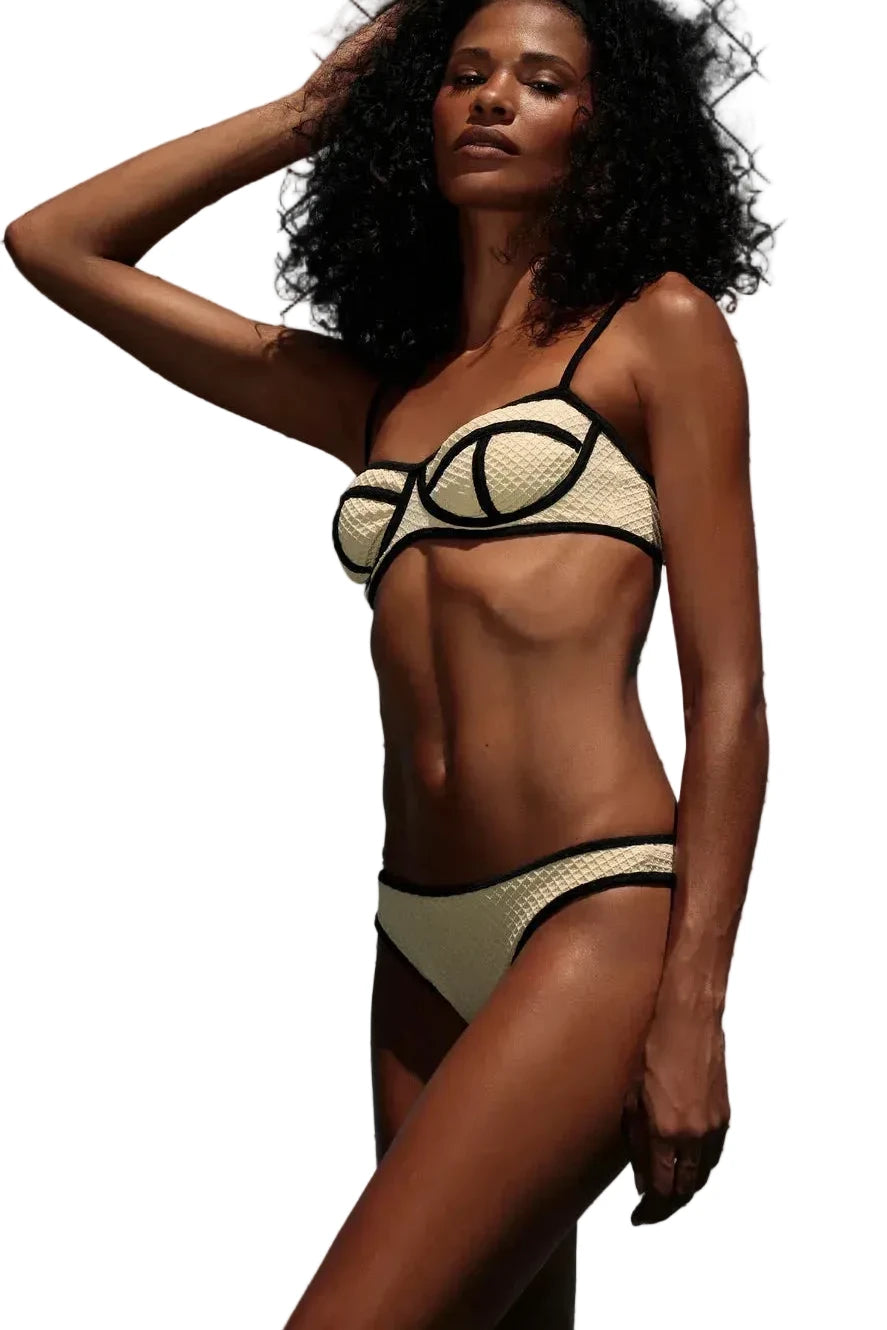 Bikini Set Calabria Mazapán Grid