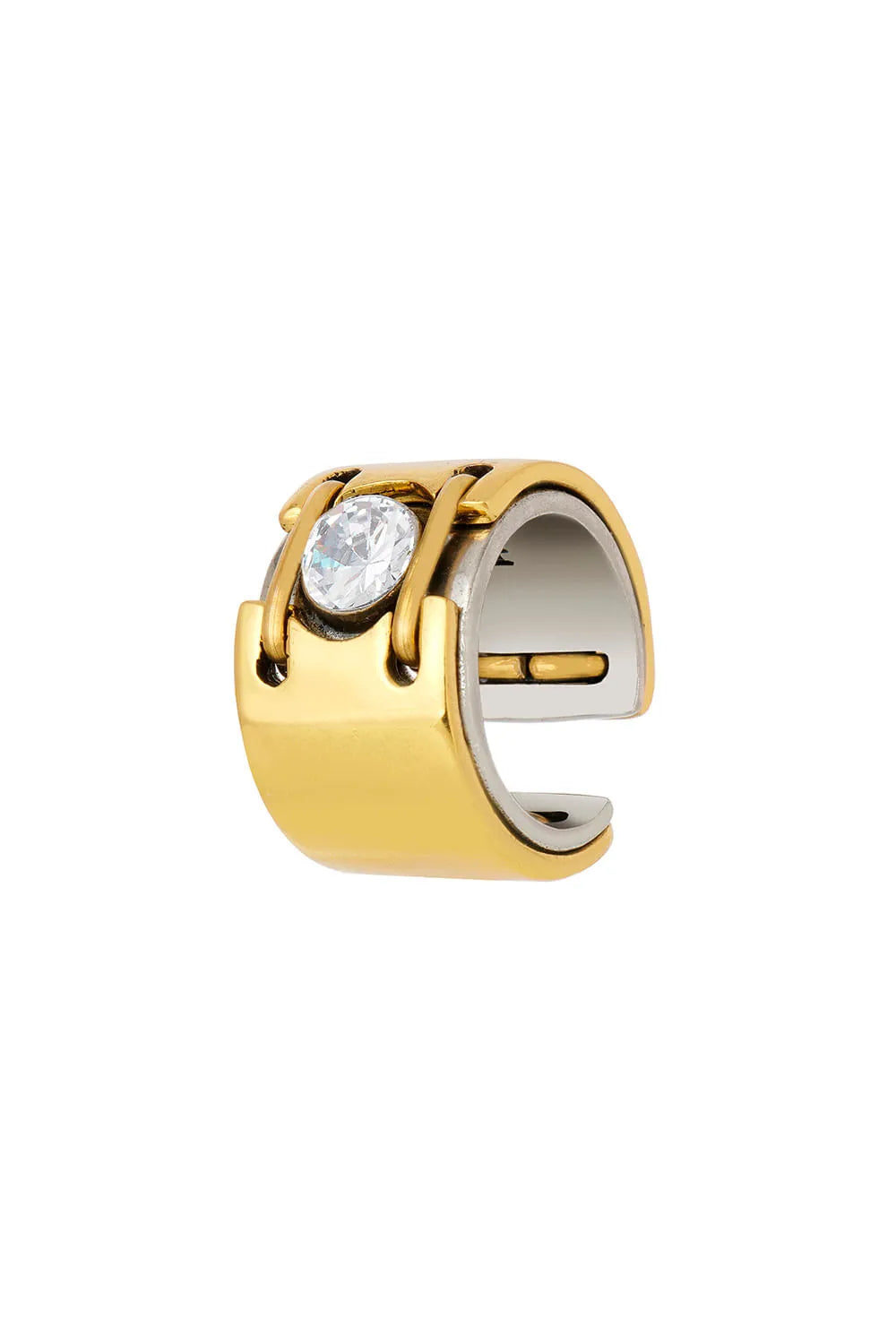 HERCHCOVITCH VINTAGE GOLD ZIRCONIUM COLLABORATION RING