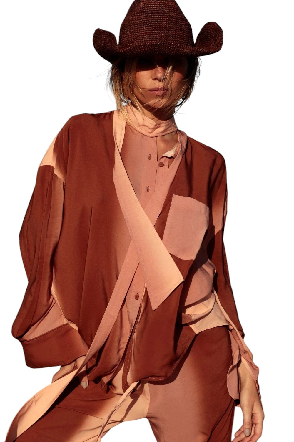 LEONA TERRACTOA SHIRT & PANTS SET