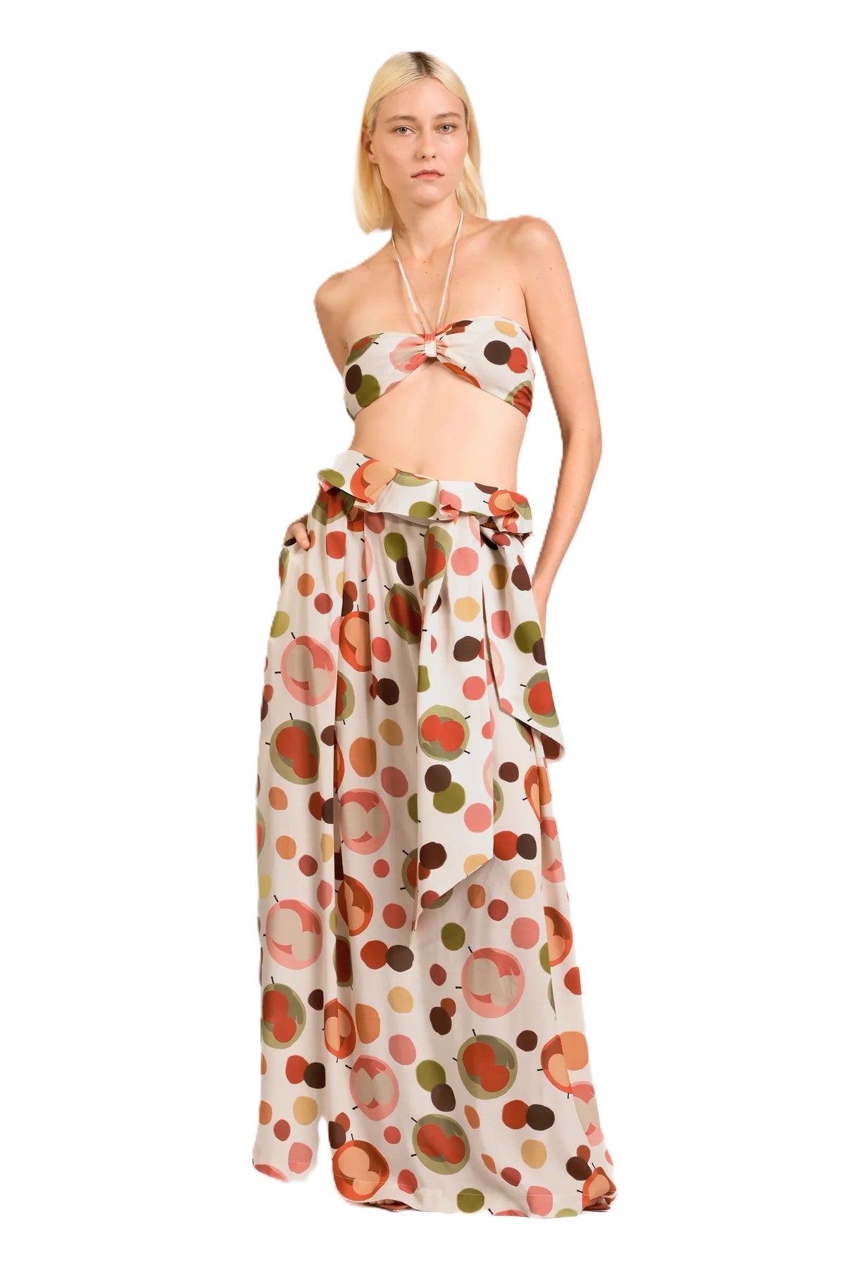 LINA BANDEAU TOP & MAXI SKIRT SET