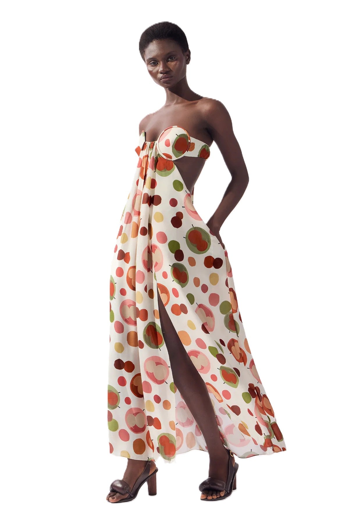 LINA OFF-THE-SHOULDER MAXI DRESS