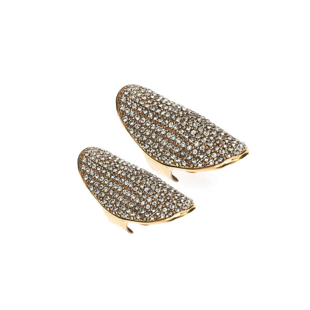 CLASSIC VINTAGE MEL STRASS GOLD RINGS