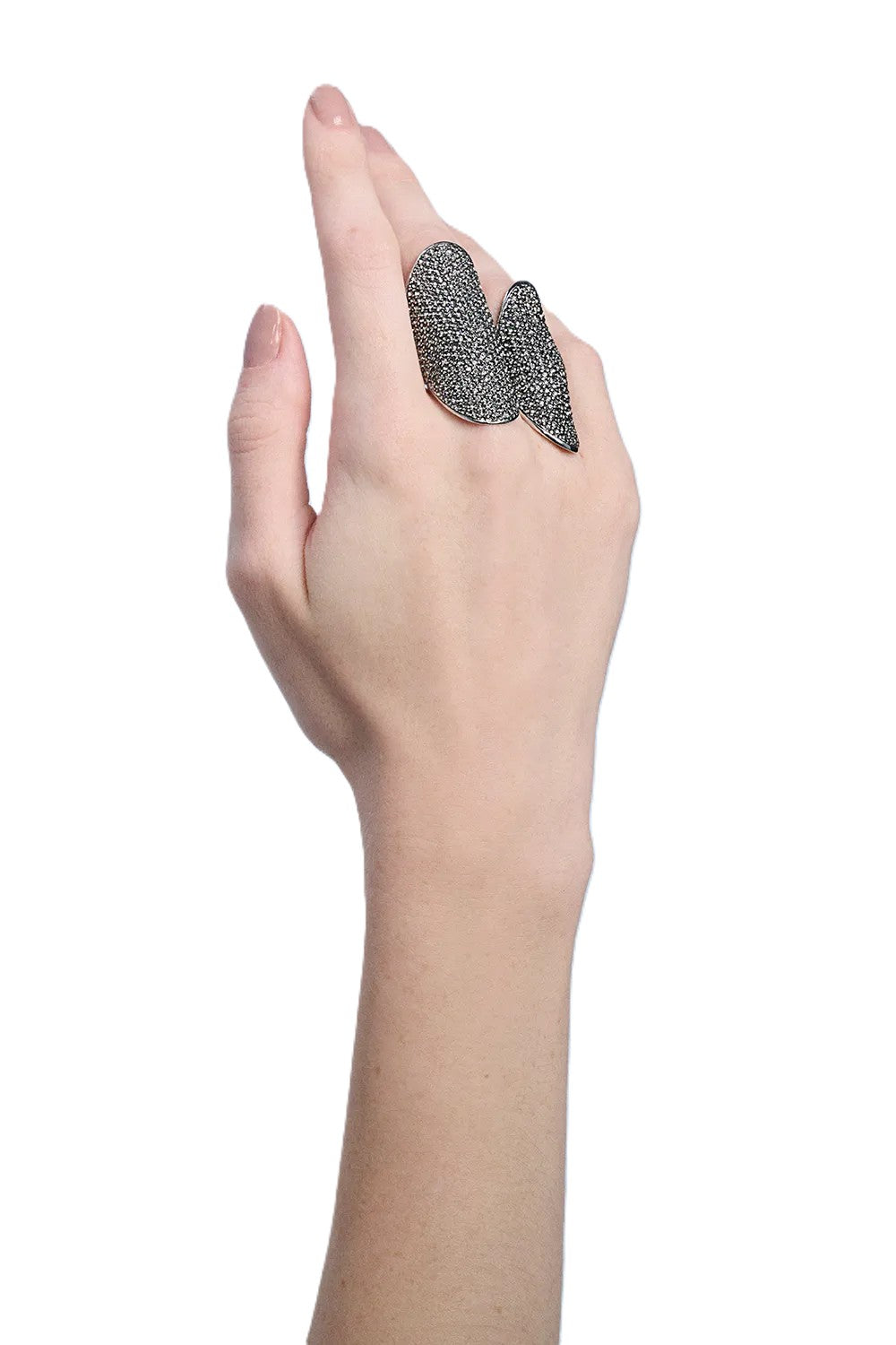 CLASSIC VINTAGE MEL STRASS SILVER RINGS