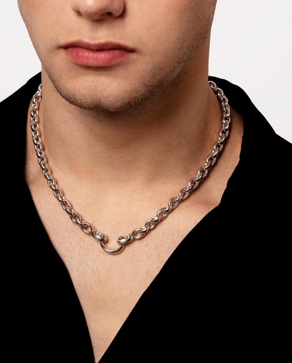 Oval L Chain 45cm