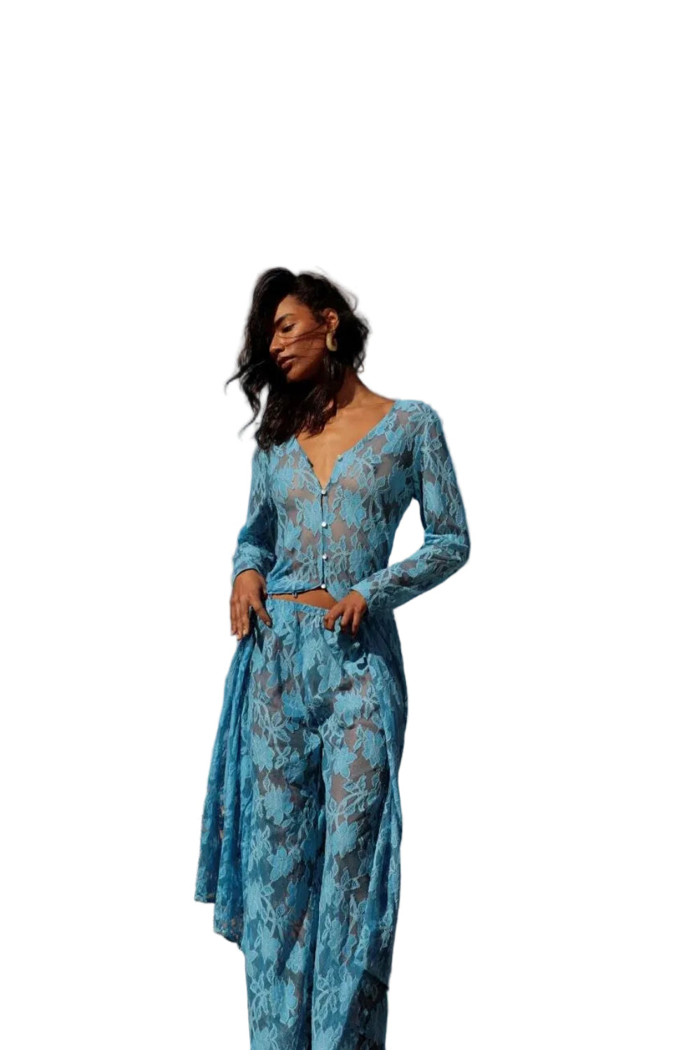 RAVELLO AZUR SHIRT & PANTS SET